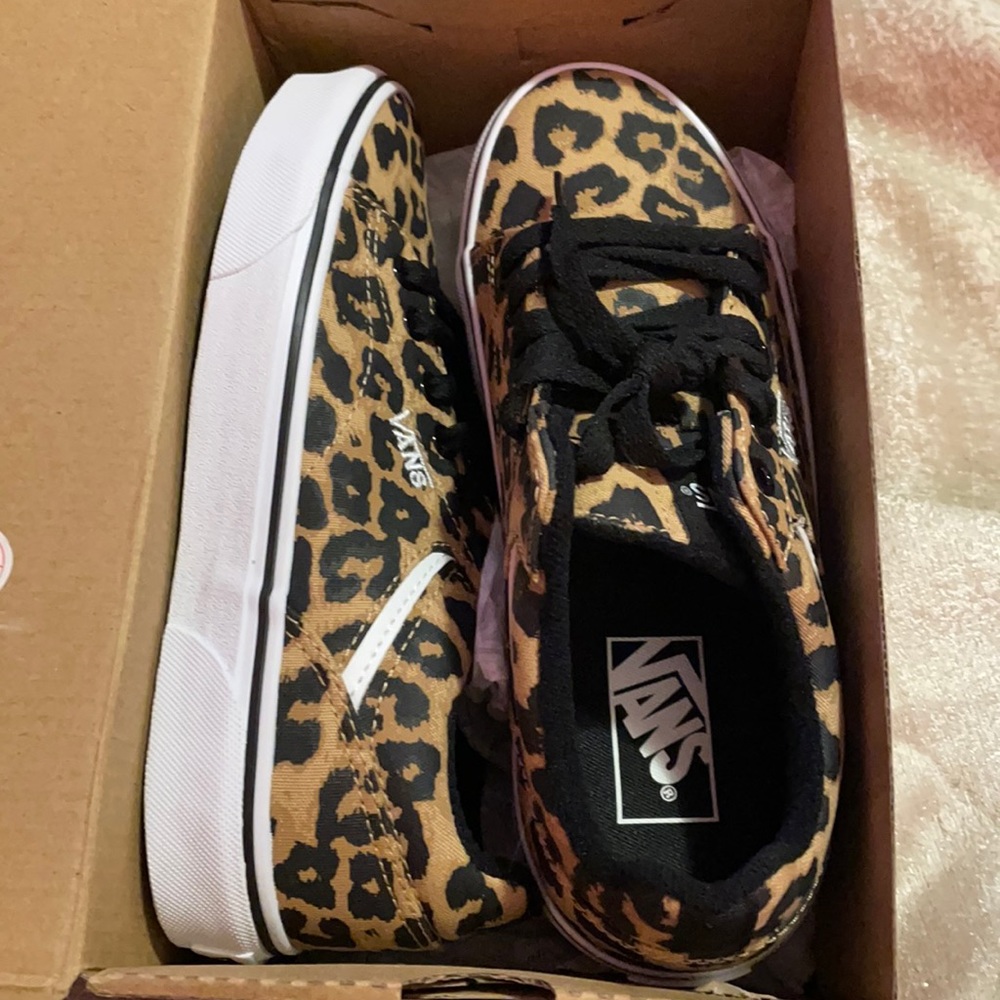 Cheetah print vans